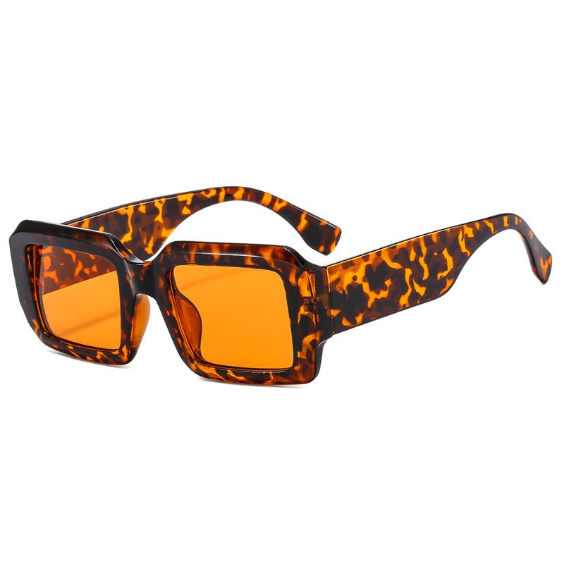 2023 Vintage Rectangle Sunglasses Fashion Square Candy Color Shades Eyewear Trendy Retro Women Brand Design UV400 Sun Glasses