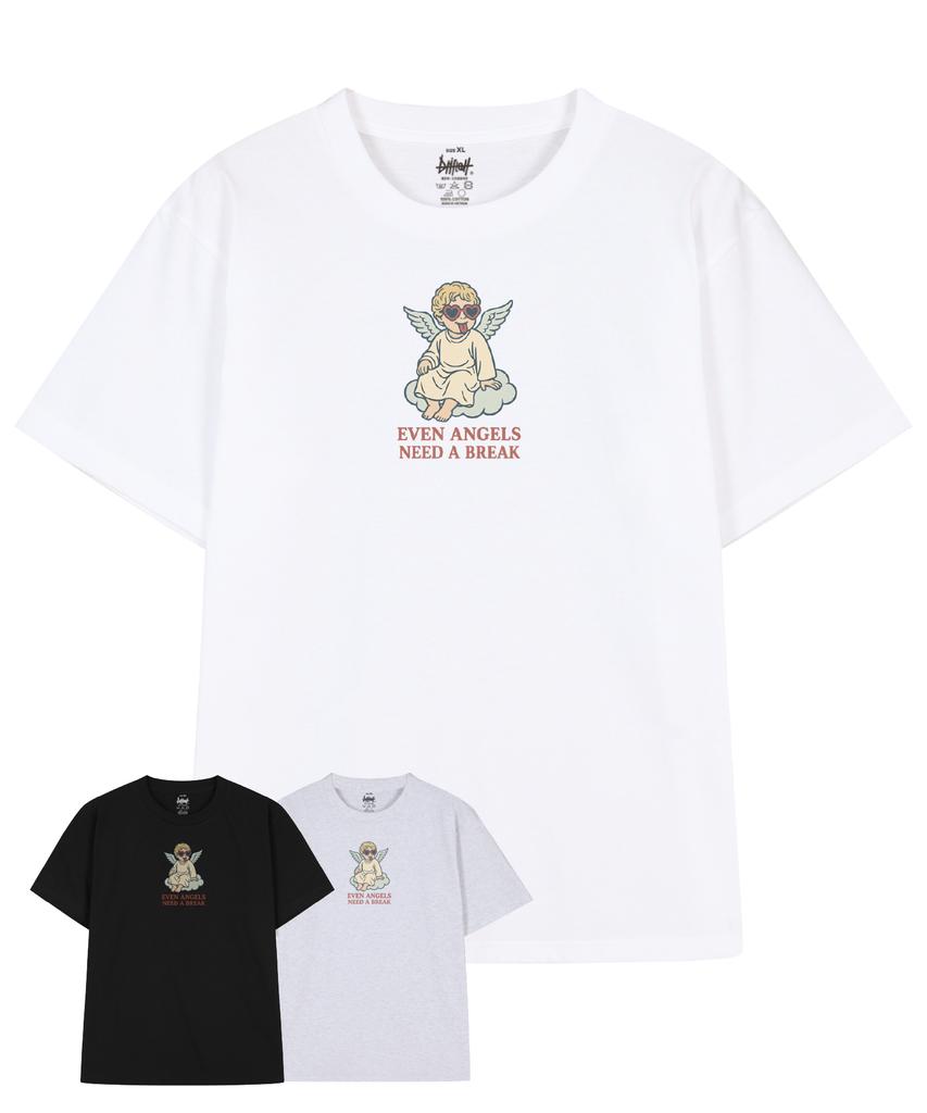 DRIFTOUT Even Angels Need A Break Short Sleeve T-Shirt (3 Colors)