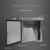 DEWEISHI Stainless Steel Outdoor Distribution Box