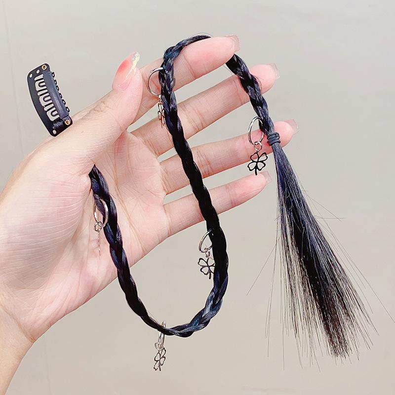 Милый крутой парик с пряжкой, заколка для волос Spice Girl, имитация косы, зажим для кос, дреды, боксерская коса, аксессуары для волос