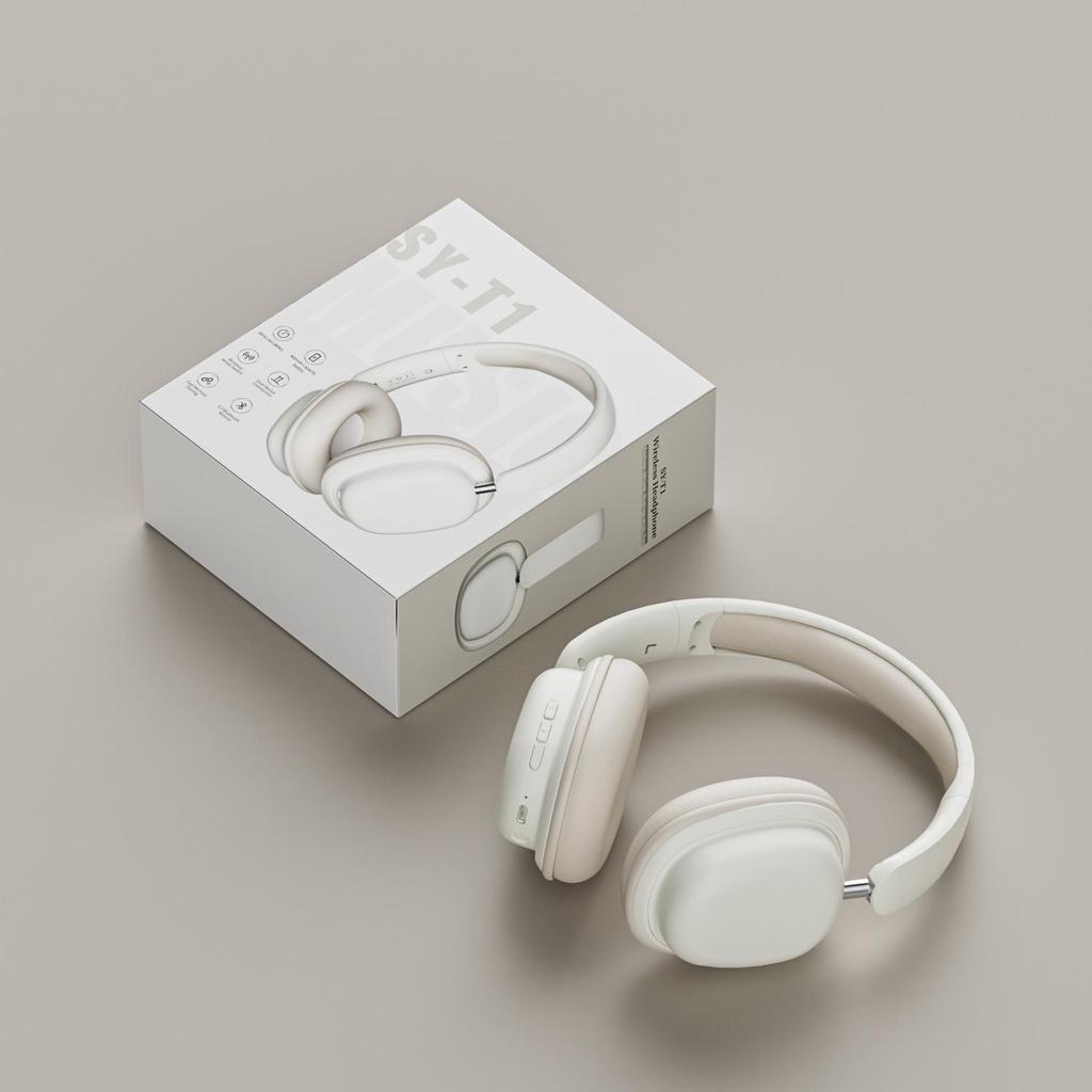 Беспроводные Bluetooth игровые наушники со съемным микрофоном