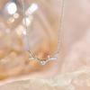 One Deer Has Your Necklace, Female Deer Horn, Love Diamond Necklace, Light Luxury, and Small Party Birthday Gift