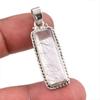 Natural Black Rutile Gemstone 925 Solid Sterling Silver Gift Pendant 1.75" M6h91