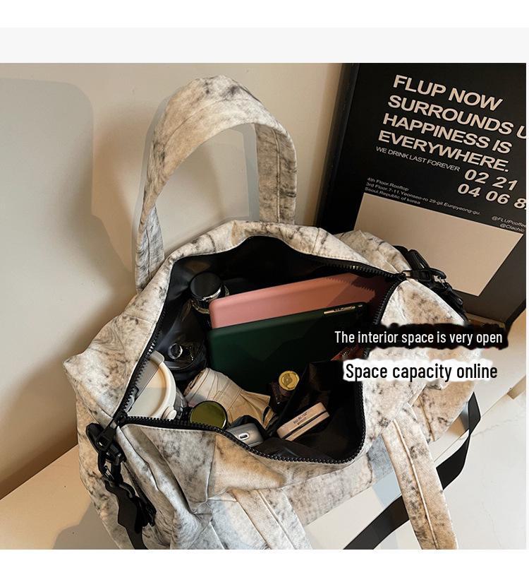 Женская модная легкая дорожная сумка на колесиках: Вместительная сумка для коротких поездок и занятий спортом