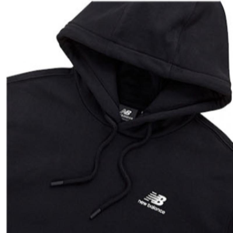 New Balance Футболка Club Nbn0c21013 Bk Essential с капюшоном и длинными рукавами