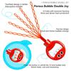 32-hole Bubble Wand Toy With Smiy Face. Five-claw Buble Wand For Children To Blow Bbbles 100ml