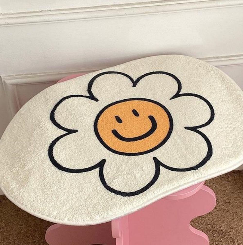 Ковер VIKAMA Floral из искусственного кашемира, Придверный коврик для гостиной, прихожей, Входной коврик, Украшение для спальни, Домашний коврик для пола в ванной