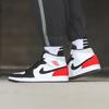 Jordan 1 Mid SE Белый Черный Красный Ель GS BQ6931-100