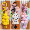 Брелок для ключей со свиньей из ПВХ, панда, панда, цыпленок, милые детские подарки