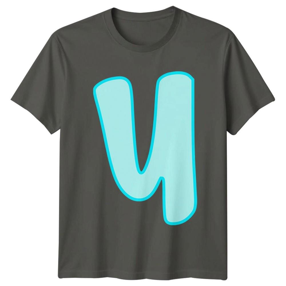 U Initials Alphabet Unisexs TShirt Unisexs Tee Graphic Unisex Initial Top