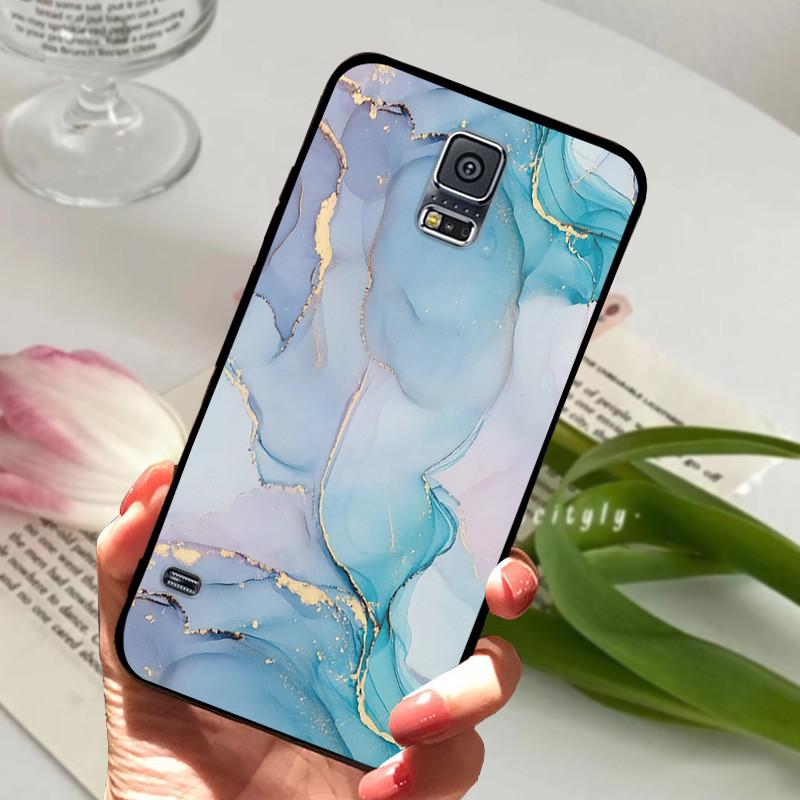 Чехол для Samsung Galaxy S5 S 5 I9600 SM-G900F Милый Расписной Силиконовый Задний Чехол для Samsung S5 Чехлы G9006V Защитный Capa