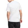 Adidas T Shirts Men's White Crew Neck Moderate Straight Fit HY1334