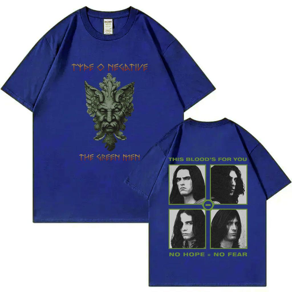 Rock Band Type O Negative Зеленые Унисекс Графические Футболки Готический Метал Оверсайз Футболки Унисекс Женская Мода Винтажная Футболка