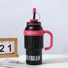 600ML Vacuum Cup Insulation Or Cooling Thermal Mug Cute Thermal Water Bottle  for Boys and Girls