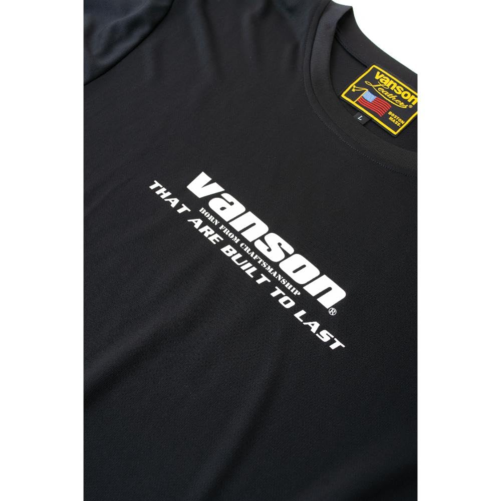 Vanson Streetwear Сетчатая футболка, Черный