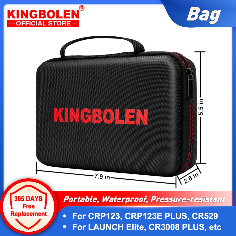 KINGBOLEN Protective Case Storage Bag Carry Bag for OBD2 Scanner LAUNCH CRP123 PLUS Creader VII+ CR529 CR3008 PLUS X431 ELITE