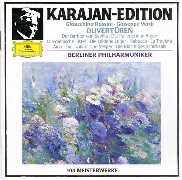CD ROSSINI; KARAJAN - Rossini/Verdi;Overtures 4232182 Deutsche Grammo 1988 Germany Classical Used