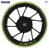For Z1000 Motocycle Accessories Wheel Hub Sticker Front And Rear 17-inch Decal Reflective Rim Waterproof Decoration Stickers