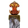 1pcs Halloween pumpkins have a horrible sound, and they can also lift pumpkin heads to decorate outdoor garden ornaments.
