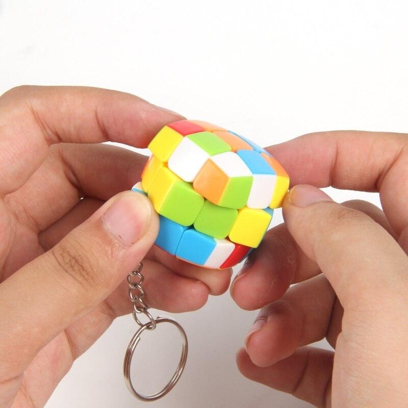 Мини-куб 3x3x3 брелок Magic Cube Puzzle Professional Magic Cube детские игрушки