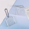 1Pcs Blank Album Mini Cd Case + Cd Keychain For Diy Keychains Backpack Hanging Decor Chain/Clip