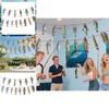 Fish Themed Paper Banners For Event Scene Setup Party Decoration Supplies
