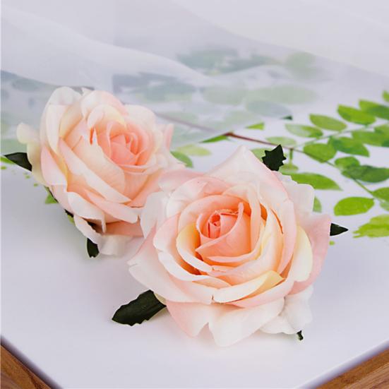 50 шт./компл., искусственный цветок, яркий, не требует воды, элегантный, имитация цветка розы