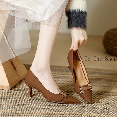 Элегантные женские туфли на каблуке, модные одинарные туфли для женщин 2024 года, новые туфли на тонком каблуке с острым носком, женские туфли для танцев