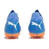 Puma Future Match FG/AG Supercharge Pack — Мужские кроссовки Blue Glimmer White Ultra-Orange 107180-01