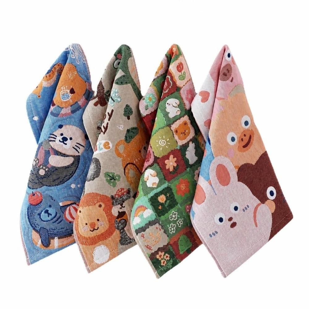 25x48cm Kitchen Towel Cartoon Pure Cotton Dish Cloth High Quality Large Hand Towel Home Restaurant