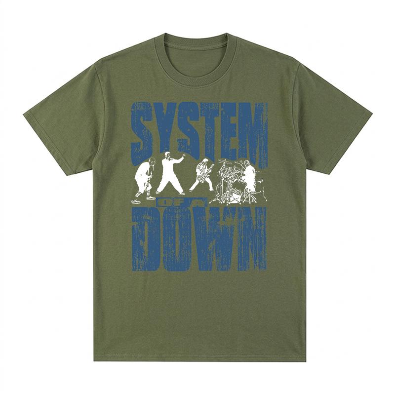 System Of A Down Vintage Tshirt Rock Band Retro Hip Hop Gothic s Alternative Cotton Unisex T shirt New Tee Tshirt Womens Tops