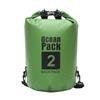 2л водонепроницаемый сухой мешок для плавания на открытом воздухе, каякинг, дрифт, пакет для хранения (зеленый)