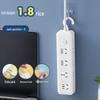 Умный USB Многофункциональный Сетевой Фильтр с Независимым Выключателем и Боковой Вилкой
