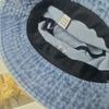 New washed denim hat retro bucket hat men's and women's outdoor sun protection visor basin hat spring and summer senior