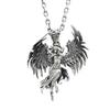 Retro Silver Plated Cute Pet Cat Wings Animal Pendant Necklace for Men Women Personalized Fashion Jewelry Couple Gifts