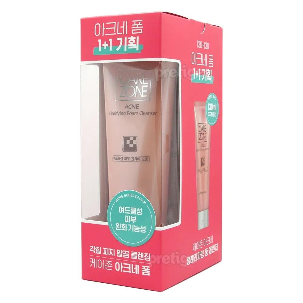 CARE ZONE Acne Clarifying Foam Cleanser 130+130ml Double