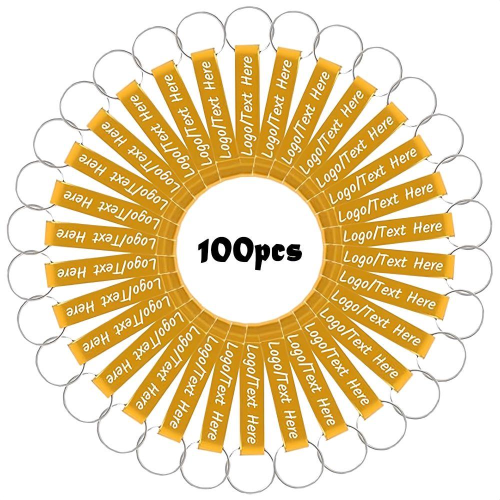 Партия 100 шт. Оптовая брелок-открывалка для бутылок С индивидуальным логотипом Именная гравировка Брелок Персональный подарок-сувенир для продвижения ресторана