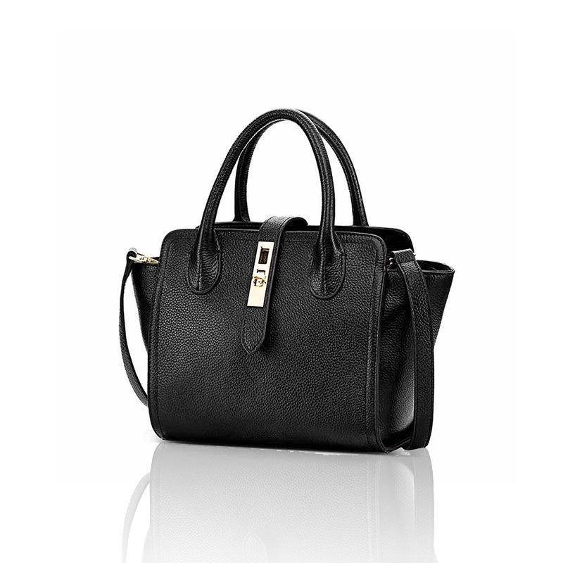 Новая сумка-крыло весна-лето, портативная, корейская версия, узор личи, простая и универсальная, из натуральной кожи, одно плечо, диагональный ремень, для женщин