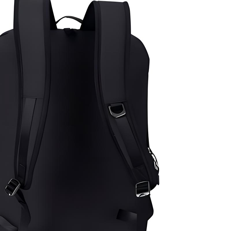 New Anta × China National Geography, Collaboration Fabric Backpack Regular Unisex Black 192417162-1