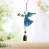 Metal Angel Wind Chime Hanging Decoration Ornament With Wing and Bell - Decorative Hanging Bells, Gifts for Home Garden Decor Crafts