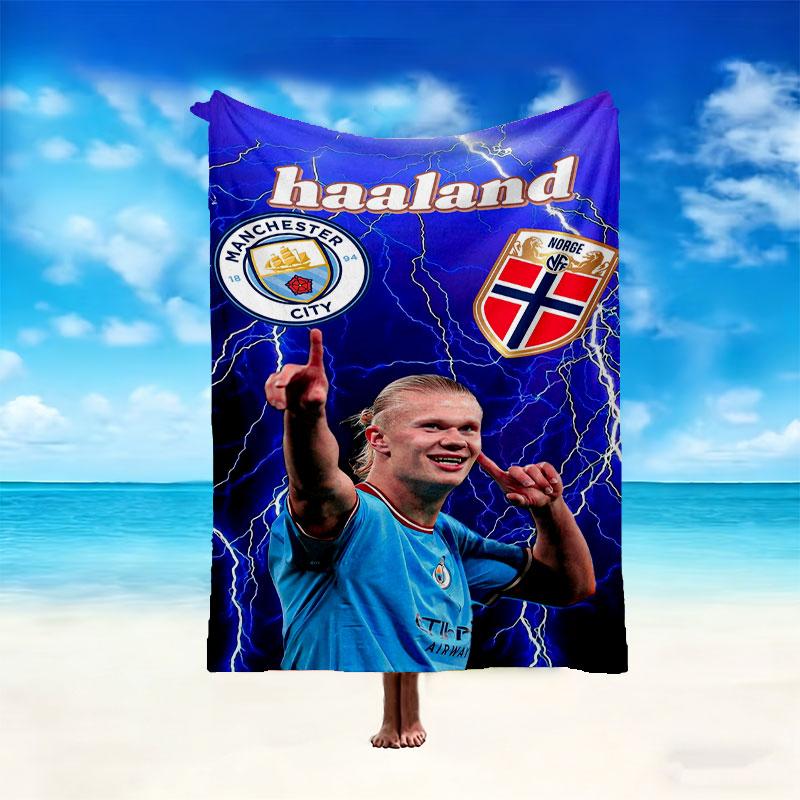 [Erling Haaland Blanket] Creative Blanket for Women Men Family Friend on Birthday Mothers Fathers Day Valentines Day