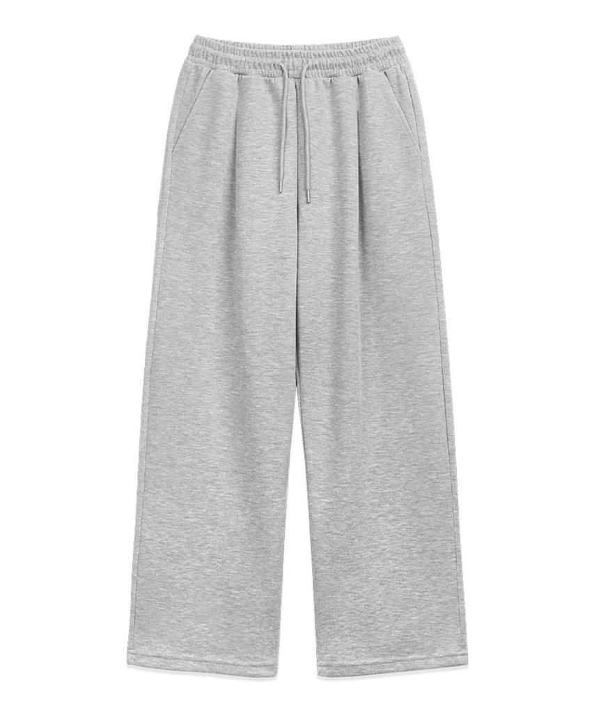 RANDOMOFF [Unisex] Basic Line One Tuck Wide Sweat Pants (2Color)