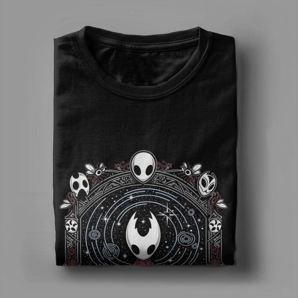Hollow Knight Silksong The Huntress T Shirt for Men Cotton Novelty T-Shirts Round Collar Tees Short Sleeve Clothes Big Size