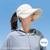 Women's Summer Sun Hat Oversized Wide Brim Open Top Ponytail Friendly Ideal for Outdoor Sports Full Face UV Protection