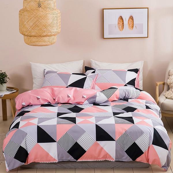 Пододеяльник, комплект из 2/3 предметов, мягкая матовая ткань из микрофибры, одинарный, Твин, двойной, полный комплект постельного белья размера Queen King, 10 размеров