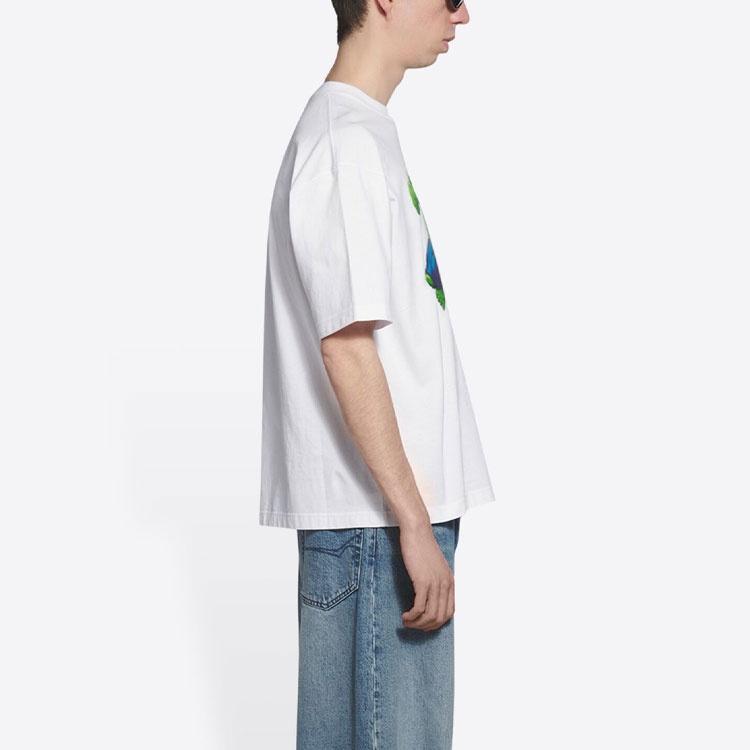 Balenciaga Hulk 2021 MARVEL Medium Fit T-shirt 'White' Men's 612966TLV599000