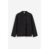 H M Loose Fit sHirt Jacket Black