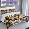 3pcs The Loud House1 pattern bedding set duvet cover set includes duvet cover &pillowcases, perfect all season bedroom decoration & gift