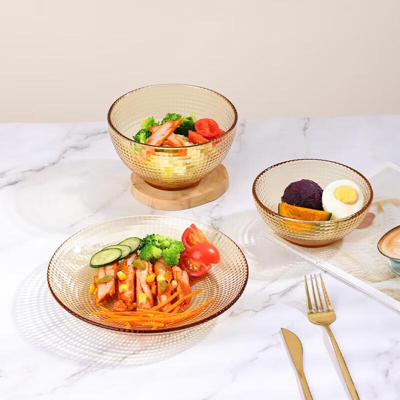 Mountain upon Mountain Nordic Glass 10-Piece Dinnerware Set