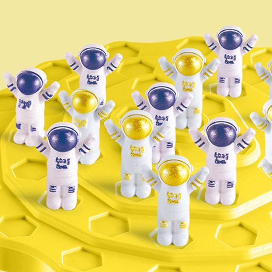 1/2 Набора Игрушка Дерево Баланса Астронавта Детская Логическое Мышление Тренировка Внимания Интерактивная Игра на Баланс Малыши Мальчики Девочки Образовательная Стратегическая Настольная Игра